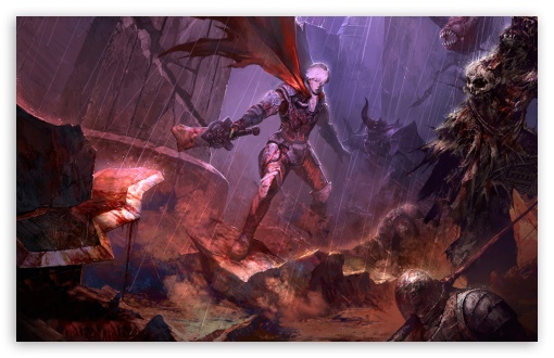 Wallpaper dante, devil may cry, artwork, video game desktop