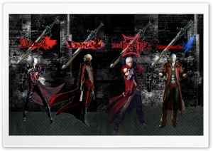 Devil May Cry Collection 4K UHD Wallpaper for Widescreen and UltraWide Desktop, UltraHD TV, Smartphone, Tablet