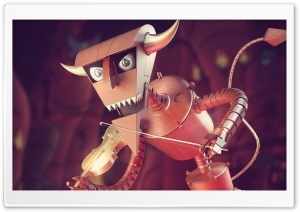 Devil Robot Ultra HD Wallpaper for 4K UHD Widescreen desktop, tablet & smartphone