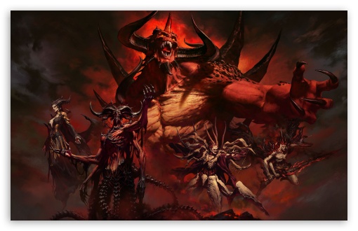 Diablo 30th Anniversary UltraHD Wallpaper for UHD 16:9 ; HD 16:9 ; UltraWide 21:9 24:10 32:10 ; Widescreen 16:10 ; Tablet 1:1 ; Mobile 9:16 ; Dual 16:10 ;