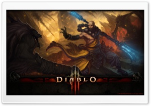Diablo 3 Monk Ultra HD Wallpaper for 4K UHD Widescreen desktop, tablet & smartphone