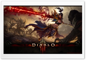 Diablo III - Battle Ultra HD Wallpaper for 4K UHD Widescreen desktop, tablet & smartphone