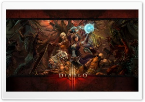 Diablo III - Bloody Battle Ultra HD Wallpaper for 4K UHD Widescreen desktop, tablet & smartphone