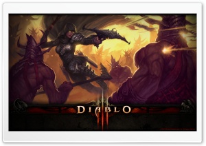 Diablo III Demon Hunter Ultra HD Wallpaper for 4K UHD Widescreen desktop, tablet & smartphone