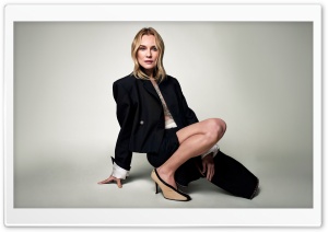 Diane Kruger Fashion Photoshoot for Elle 2026 4K UHD Wallpaper for Widescreen and UltraWide Desktop, UltraHD TV, Smartphone, Tablet