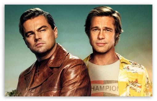 DiCaprio and Brad Pitt in Once Upon a Time in Hollywood UltraHD Wallpaper for UHD 16:9 ; HD 16:9 ; UltraWide 21:9 24:10 32:10 ; Widescreen 16:10 ; Tablet 1:1 ; Mobile 9:16 9:19.5 9:20 ; Dual 16:10 ;