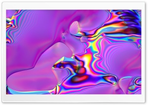 Digital Abstract Iridescent Art Ultra HD Wallpaper for 4K UHD Widescreen desktop, tablet & smartphone