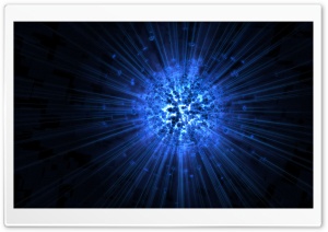 Digital Blue Sphere Ultra HD Wallpaper for 4K UHD Widescreen desktop, tablet & smartphone