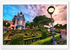 Disney World At Sunset Ultra HD Wallpaper for 4K UHD Widescreen desktop, tablet & smartphone