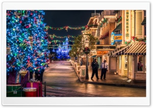 Disneyland Christmas Tree Ultra HD Wallpaper for 4K UHD Widescreen desktop, tablet & smartphone