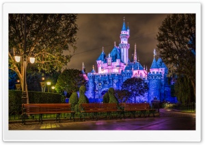 Disneyland Sleeping Beauty Castle Ultra HD Wallpaper for 4K UHD Widescreen desktop, tablet & smartphone