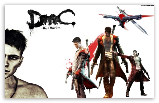 DmC 5 - White UltraHD Wallpaper for Widescreen 16:10 ;