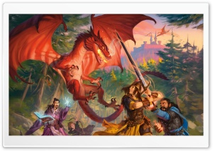DnD Dungeons and Dragons Heroes of the Borderlands Starter Set 4K UHD Wallpaper for Widescreen and UltraWide Desktop, UltraHD TV, Smartphone, Tablet