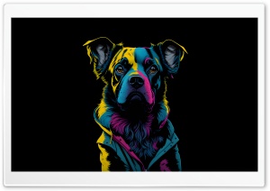 Dog Digital Art Ultra HD Wallpaper for 4K UHD Widescreen desktop, tablet & smartphone