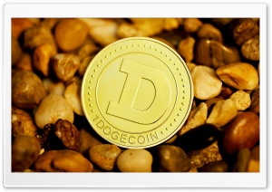 Dogecoin Cryptocurrency Ultra HD Wallpaper for 4K UHD Widescreen desktop, tablet & smartphone