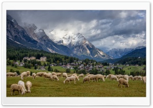 Dolomites Mountains Landscape, Italy Ultra HD Wallpaper for 4K UHD Widescreen desktop, tablet & smartphone