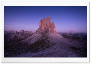 Dolomites Mountains, Night Sky Stars Ultra HD Wallpaper for 4K UHD Widescreen desktop, tablet & smartphone