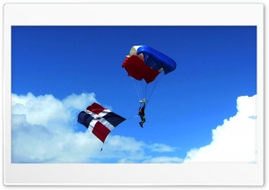 Dominican Flag Ultra HD Wallpaper for 4K UHD Widescreen Desktop, Lockscreen, Screensaver, TV, Tablet, Smartphone