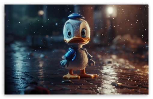 Donald Duck, Baby, Rain, Night UltraHD Wallpaper for UHD 16:9 ; HD 16:9 ; UltraWide 21:9 24:10 32:9 32:10 ; Widescreen 16:10 5:3 ; Fullscreen 4:3 5:4 3:2 ; Tablet 1:1 ; Mobile 9:16 9:19.5 9:20 9:21 9:22 10:16 2:3 3:5 3:4 ; Dual 16:10 5:3 16:9 4:3 5:4 3:2 ;