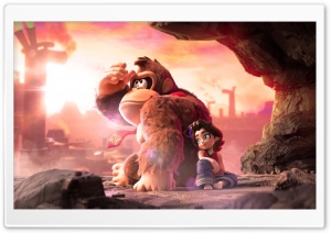 Donkey Kong 4K UHD Wallpaper for Widescreen and UltraWide Desktop, UltraHD TV, Smartphone, Tablet