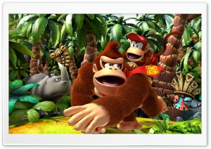 Donkey Kong Returns Ultra HD Wallpaper for 4K UHD Widescreen desktop, tablet & smartphone
