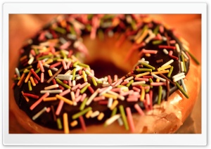 Donut Close-Up Ultra HD Wallpaper for 4K UHD Widescreen desktop, tablet & smartphone
