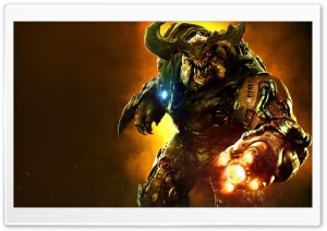 Doom Cyber Demon Ultra HD Wallpaper for 4K UHD Widescreen desktop, tablet & smartphone