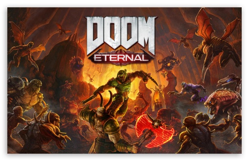 DOOM Eternal video game 2020 Doom Slayer Ultra HD Desktop Background  Wallpaper for 4K UHD TV  Widescreen  UltraWide Desktop  Laptop  Tablet   Smartphone