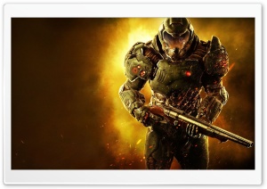 Doom Praetor Suit Ultra HD Wallpaper for 4K UHD Widescreen desktop, tablet & smartphone