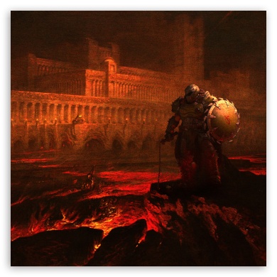 Doom The Dark Ages UltraHD Wallpaper for Tablet 1:1 ; Mobile 9:16 9:19.5 9:20 9:21 9:22 ;
