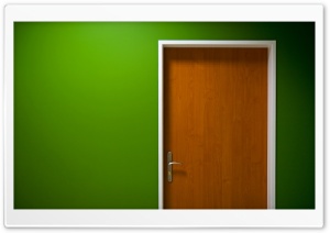 Door Green Ultra HD Wallpaper for 4K UHD Widescreen desktop, tablet & smartphone