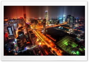 Downtown Beijing After Rain Ultra HD Wallpaper for 4K UHD Widescreen desktop, tablet & smartphone