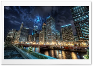Downtown Chicago Ultra HD Wallpaper for 4K UHD Widescreen desktop, tablet & smartphone