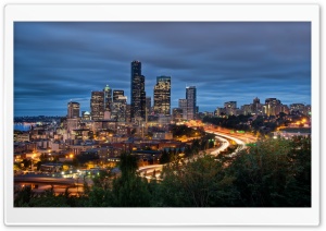 Downtown Seattle Ultra HD Wallpaper for 4K UHD Widescreen desktop, tablet & smartphone