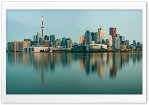 Downtown Toronto Skyline Morning, Canada Ultra HD Wallpaper for 4K UHD Widescreen desktop, tablet & smartphone
