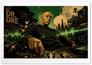 Dr Dre FanArt 4K UHD Wallpaper for Widescreen and UltraWide Desktop, UltraHD TV, Smartphone, Tablet