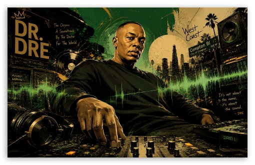 Dr Dre FanArt UltraHD Wallpaper for Widescreen 16:10 ;