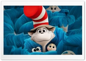 Dr Seuss The Cat in the Hat 2026 Movie 4K UHD Wallpaper for Widescreen and UltraWide Desktop, UltraHD TV, Smartphone, Tablet