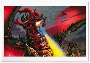 Dragon Flames Ultra HD Wallpaper for 4K UHD Widescreen desktop, tablet & smartphone