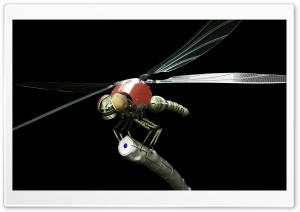 Dragonfly Robot 3D Ultra HD Wallpaper for 4K UHD Widescreen desktop, tablet & smartphone