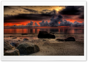 Dramatic Breathtaking Sunset Ultra HD Wallpaper for 4K UHD Widescreen desktop, tablet & smartphone