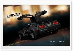 Driver San Francisco DeLorean DMC12 Ultra HD Wallpaper for 4K UHD Widescreen desktop, tablet & smartphone