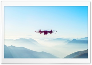 Drone, Mountains Ultra HD Wallpaper for 4K UHD Widescreen desktop, tablet & smartphone