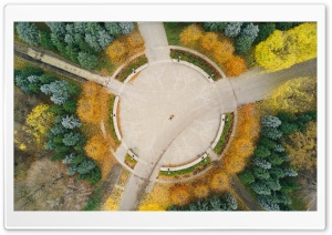 Drone Photography City Park Ultra HD Wallpaper for 4K UHD Widescreen desktop, tablet & smartphone