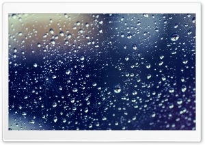 Drops On Glass Ultra HD Wallpaper for 4K UHD Widescreen desktop, tablet & smartphone