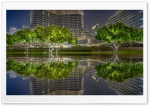 Dubai City Night Ultra HD Wallpaper for 4K UHD Widescreen desktop, tablet & smartphone