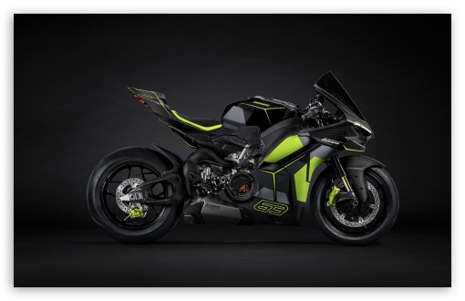 Ducati, Panigale V4, Lamborghini, Sport Bike, Superbike, Black Background, Side View UltraHD Wallpaper for UHD 16:9 ; HD 16:9 ; UltraWide 21:9 24:10 ; Widescreen 16:10 5:3 ; Fullscreen 4:3 5:4 3:2 ; Dual 5:4 ;