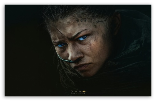Dune Part Three, Zendaya as Chani UltraHD Wallpaper for UHD 16:9 ; HD 16:9 ; UltraWide 21:9 24:10 32:9 32:10 ; Widescreen 16:10 ; Tablet 1:1 ; Mobile 9:16 9:19.5 9:20 ; Dual 16:10 16:9 ;