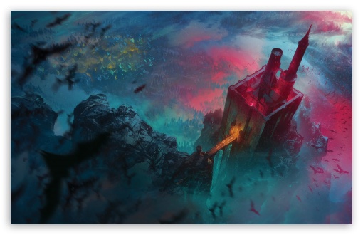 Dungeons and Dragons Castle UltraHD Wallpaper for UHD 16:9 ; HD 16:9 ; UltraWide 21:9 24:10 ; Widescreen 16:10 ; Tablet 1:1 ; Mobile 9:16 9:19.5 9:20 ;