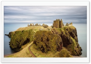 Dunnottar Castle, Stonehaven, Scotland Ultra HD Wallpaper for 4K UHD Widescreen desktop, tablet & smartphone